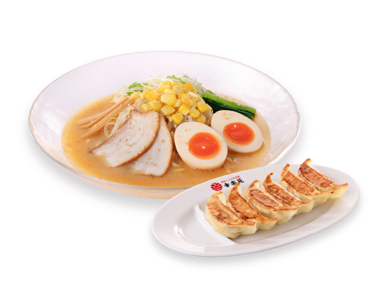 冷し味噌らーめん 餃子セット