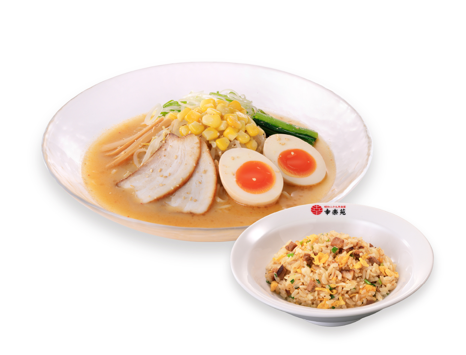 冷し味噌らーめん チャーハンセット